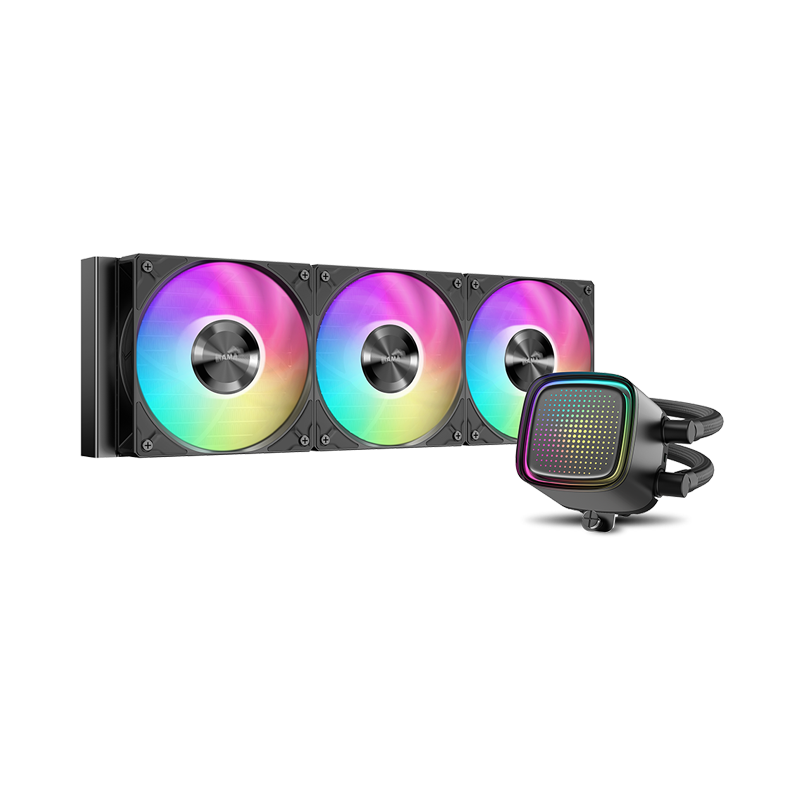 Водяное охлаждение SAMA L50 360BK (320W, 360mm, Black, ARGB/ Fans: 3x120mm, 72.3CFM, 28dBA, 2200RPM/