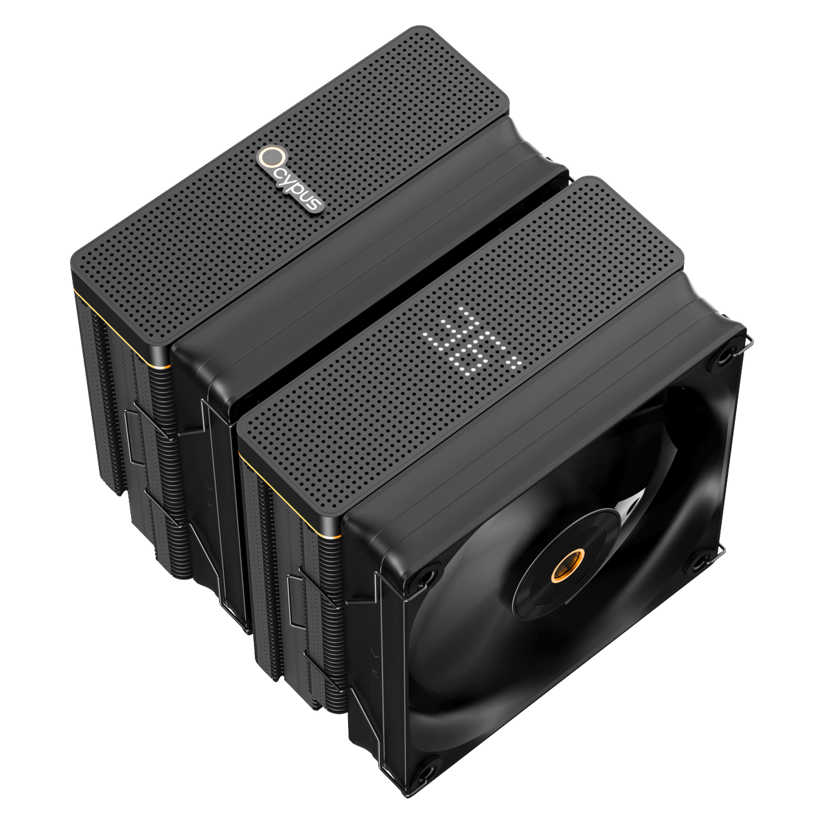 Кулер для процессора Ocypus Iota A62 BK, 2x120mm FAN, Display Panel, 6 HEAT PIPES, 4-PIN PWM, 500-20