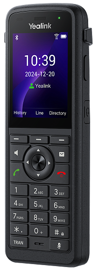 Телефон YEALINK AX86R, экран 2.4", Wi-Fi 6, IP67, Alarm, виброоповещение, Bluetooth, 3.5 mm, Type-C,