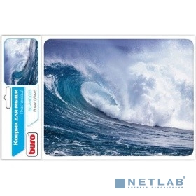 Коврик для мыши Buro BU-M10033 Мини рисунок/волна 230x180x2мм