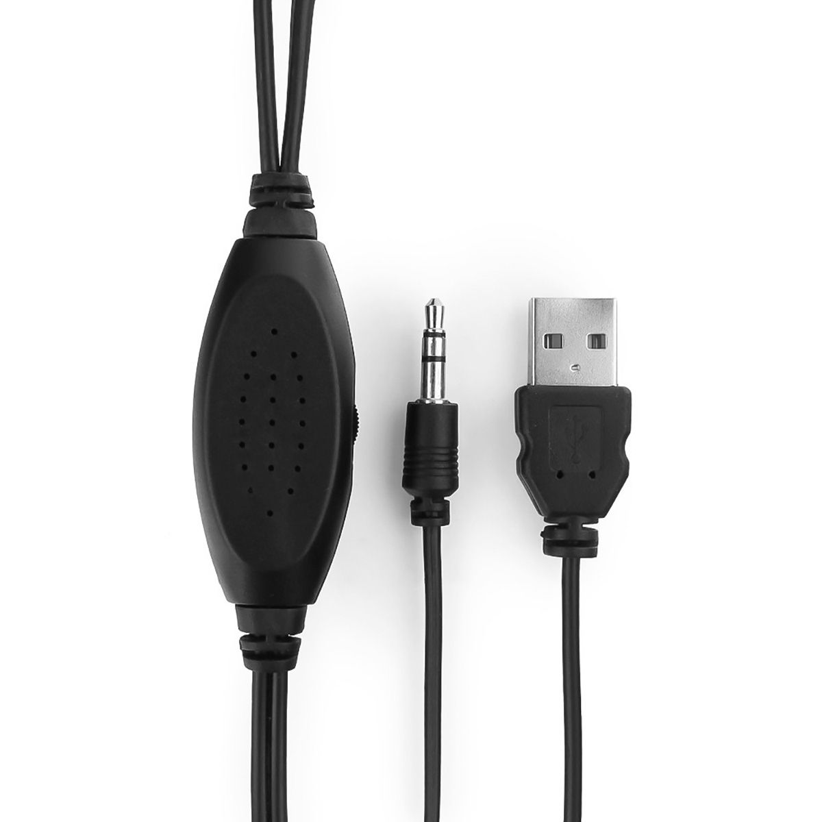 Акустич. система 2.0 Gembird SPK-204, МДФ, черный, 6 Вт, регулятор громкости, USB-питание