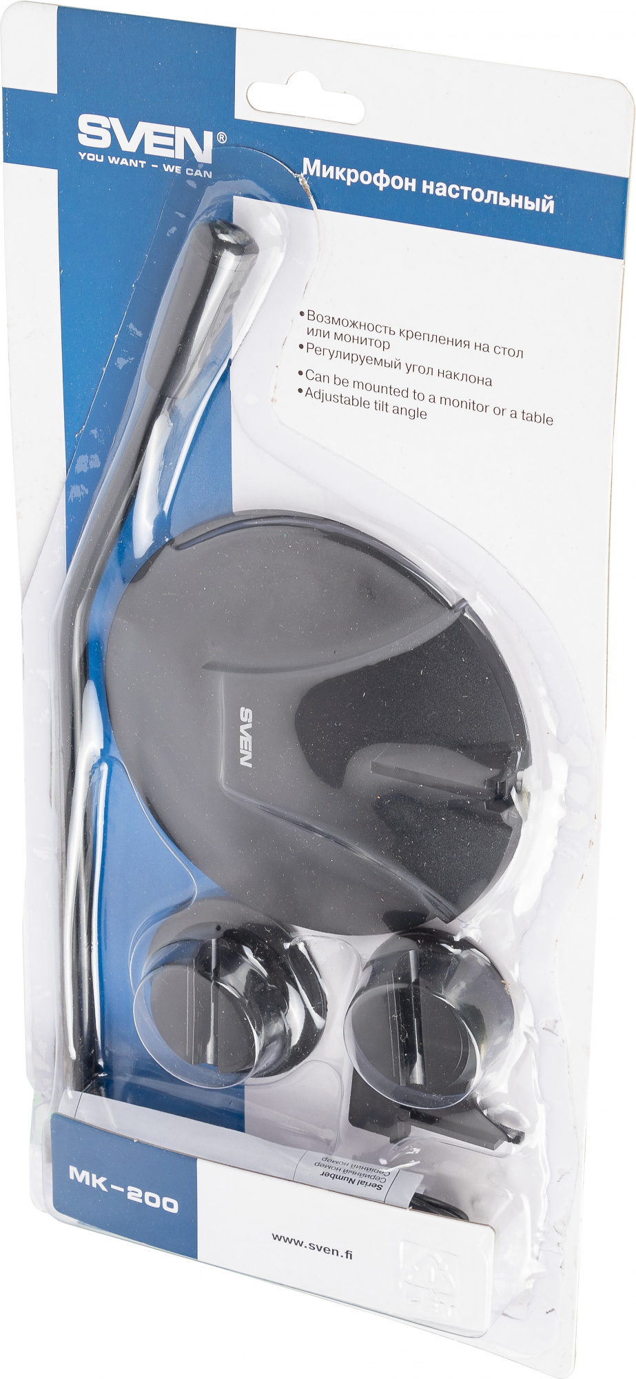 Микрофон проводной Sven MK-200 1.8м черный