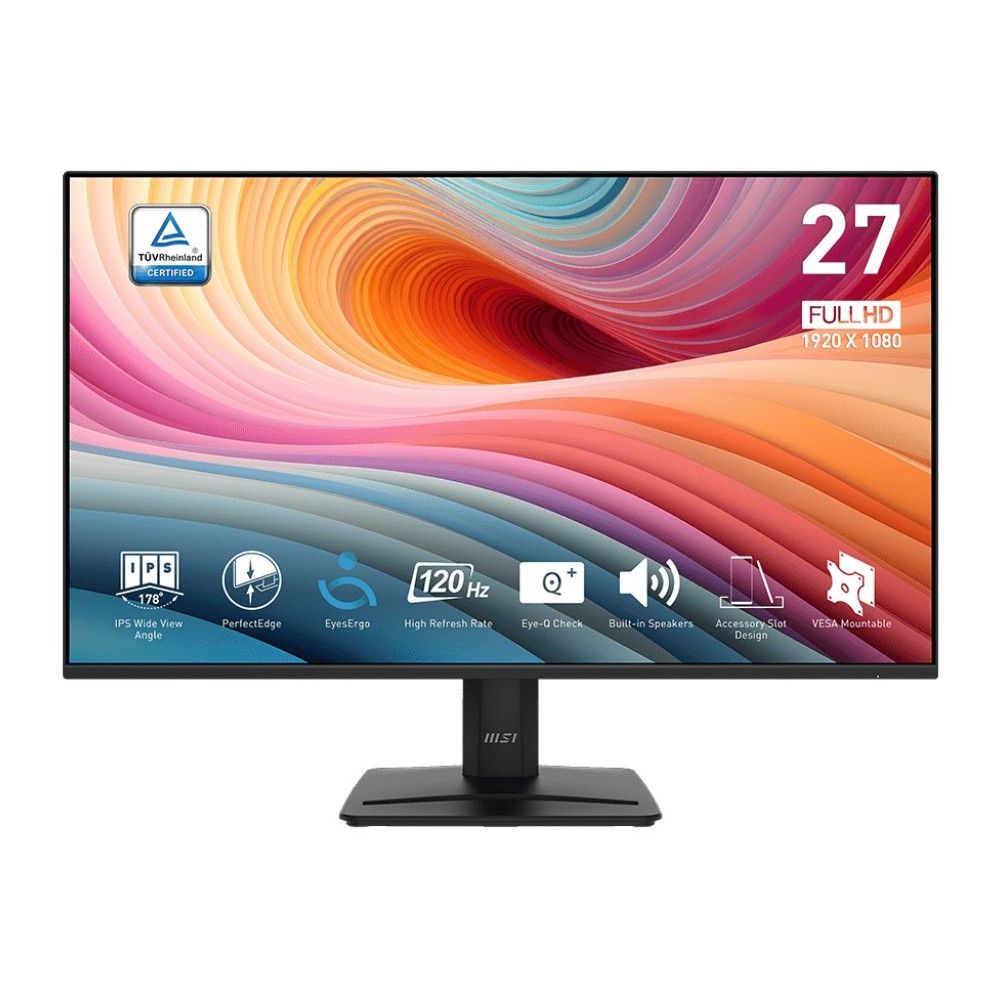 Мониторы MSI PRO MP275 E2 27" 16:9 FHD(1920x1080), IPS Flat, 1ms(MPRT), 1500:1, 100M:1, 300nits, 178