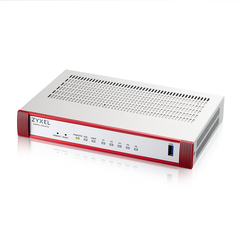 Межсетевой экран Zyxel USG FLEX 50HP с подпиской Gold на 1 год (AV, CF, IDP/DPI, Sandboxing, SecuRep