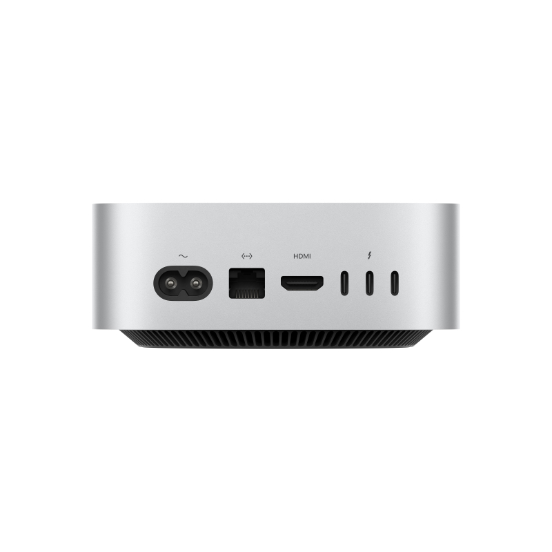 Компьютер Apple Mac Mini (2024) M4 Pro chip 12-core CPU and 16-core GPU, 24GB, 512GB, silver 