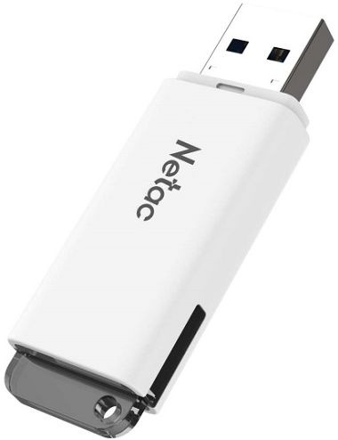 Флеш Диск Netac 16Gb U185 NT03U185N-016G-20WH USB2.0 белый