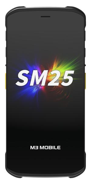 Терминал сбора данных M3 Mobile SM25 Android 16 GMS, 5G, FHD, WIFI6E, SE55, FRONT&REAR CAMERA, BT5.3