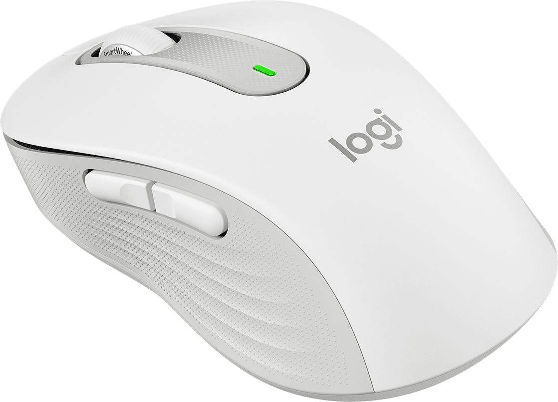 Мышь Logitech M650 белый/серый оптическая 4000dpi беспров. BT/Radio USB 4but (910-006255)