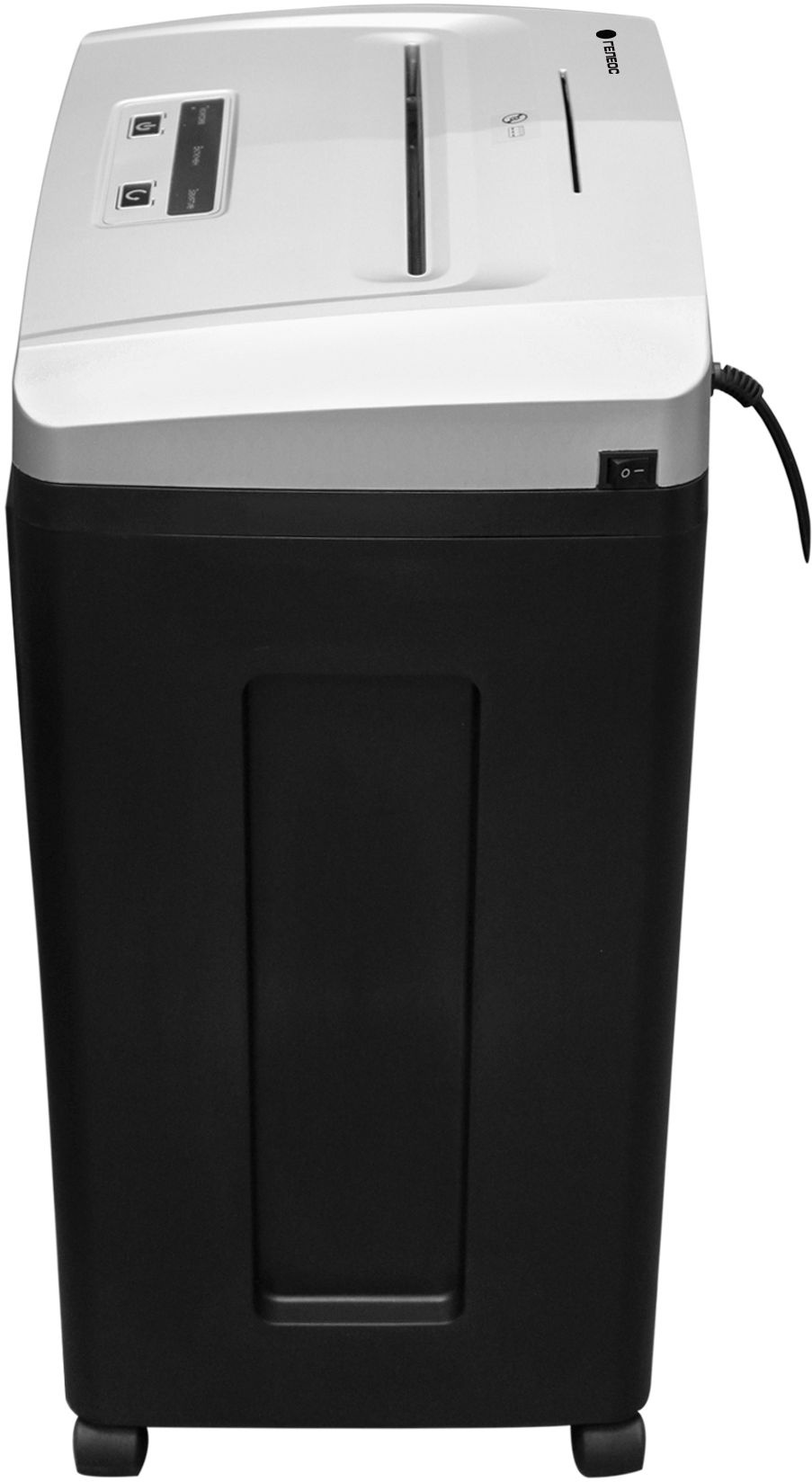 Шредер Heleos УП21-7 черный/серебристый (секр.P-7) фрагменты 6лист. 23лтр. пл.карты CD