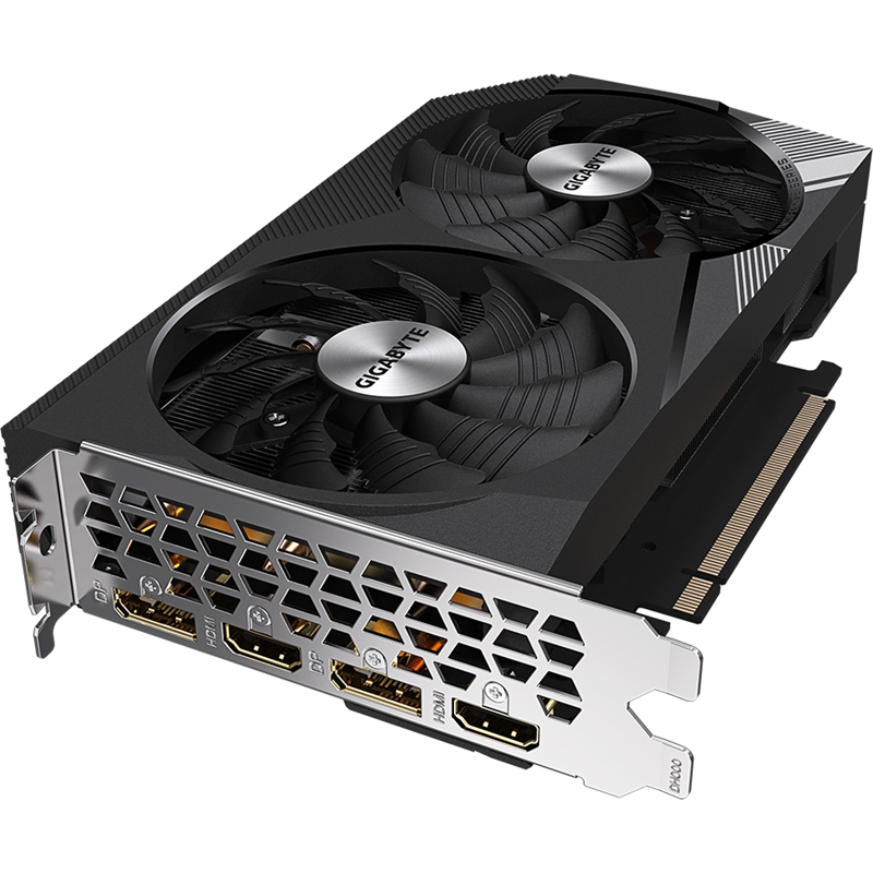 Видеокарта Gigabyte PCI-E 4.0 GV-N3060WF2OC-12GD 2.0 NVIDIA GeForce RTX 3060 12288Mb 192 GDDR6 1792/