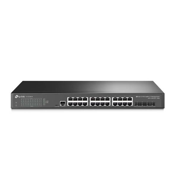 Коммутатор TP-Link SG3428X (L2+) 24x1Гбит/с 4SFP+ управляемый