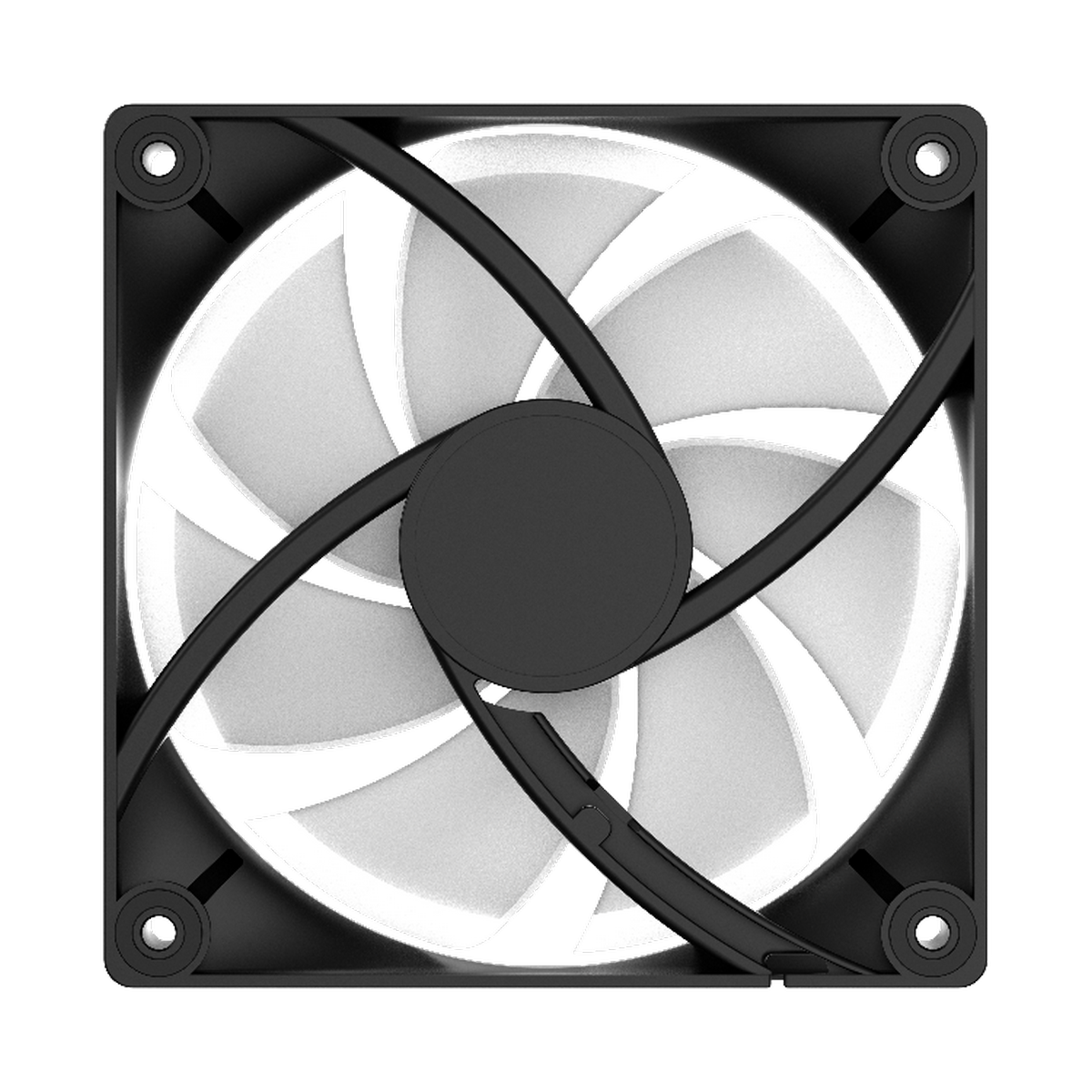 Вентилятор для корпуса Ocypus Delta F12 BK ARGB, 120x120x25mm, 4-PIN PWM, 500-2000 RPM, 29 DBA MAX, 
