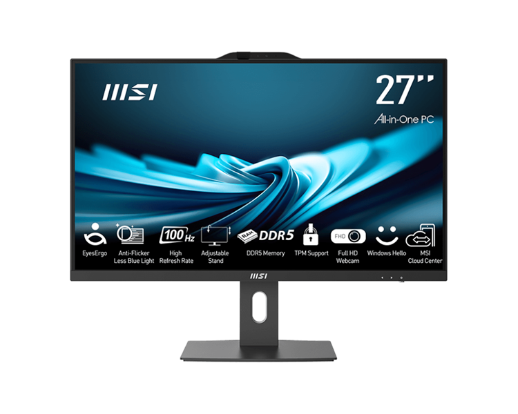 Моноблок MSI Pro AP272P 14M AiO 27" FHD(1920x1080)IPS AG Non-touch, Core i5-13500(2.5GHz), 16Gb(16*1