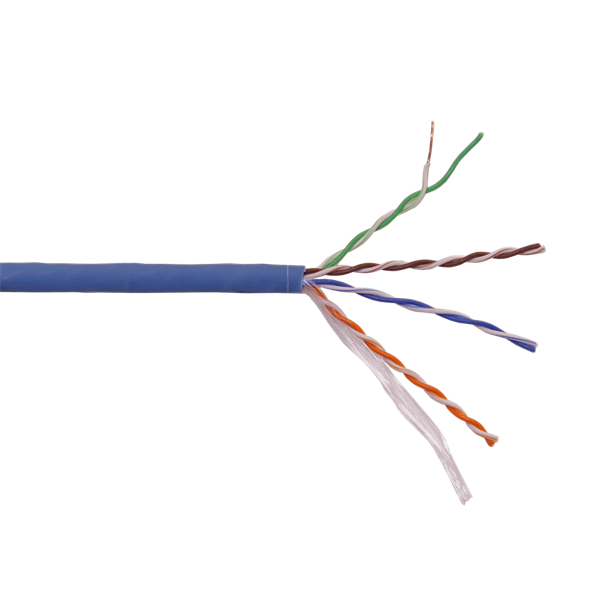 Кабель Кабель LANMASTER U/UTP, 4 пары, Кат. 5E, 350 МГц, LSZH, нг(А)-HF, синий, 305 м