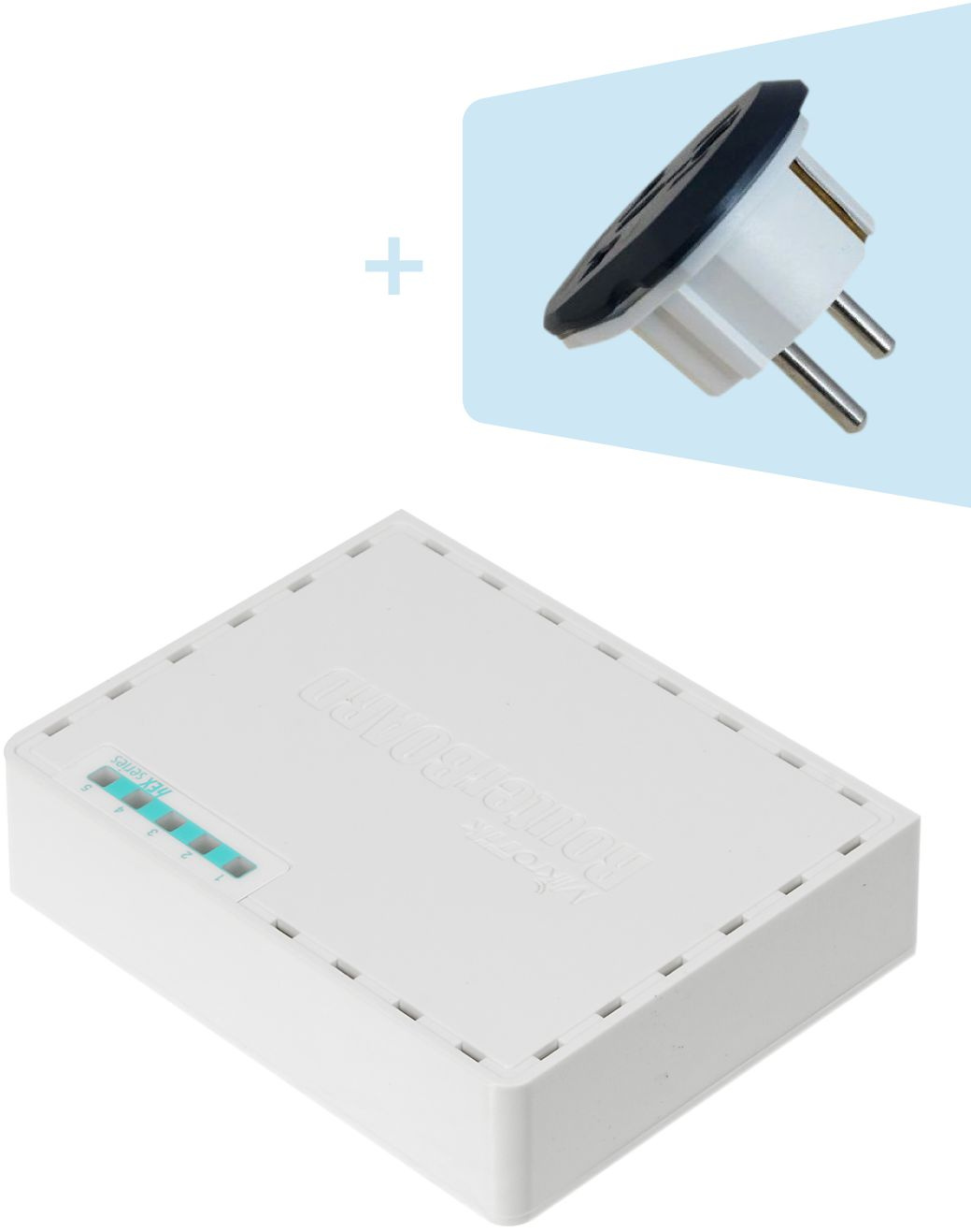 Маршрутизатор MIKROTIK RB750Gr3 hEX Router. 5x Ethernet 10/100/1000, USB, PoE {20} (002761)