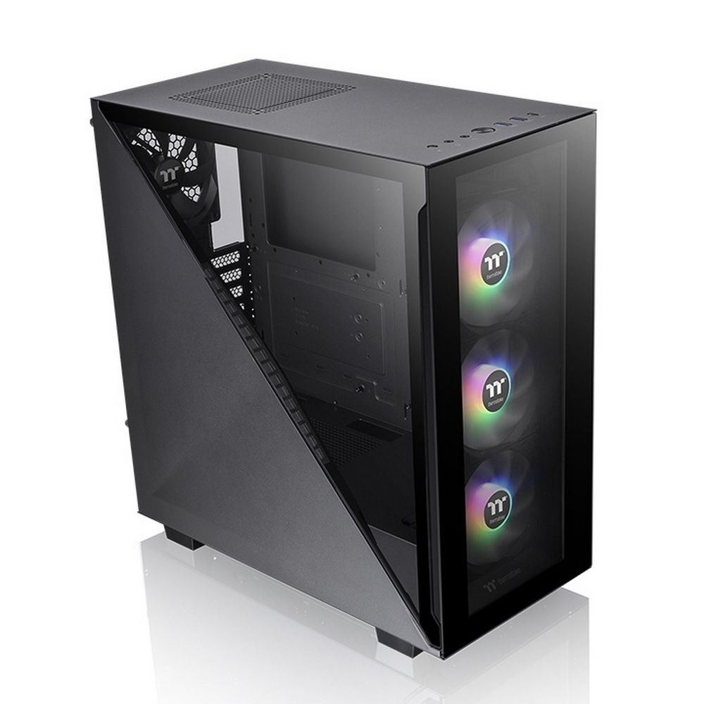 Корпус Thermaltake Divider 300 TG ARGB CA-1S2-00M1WN-01 Black/Win/SPCC/Tempered Glass*2/120mm Standa