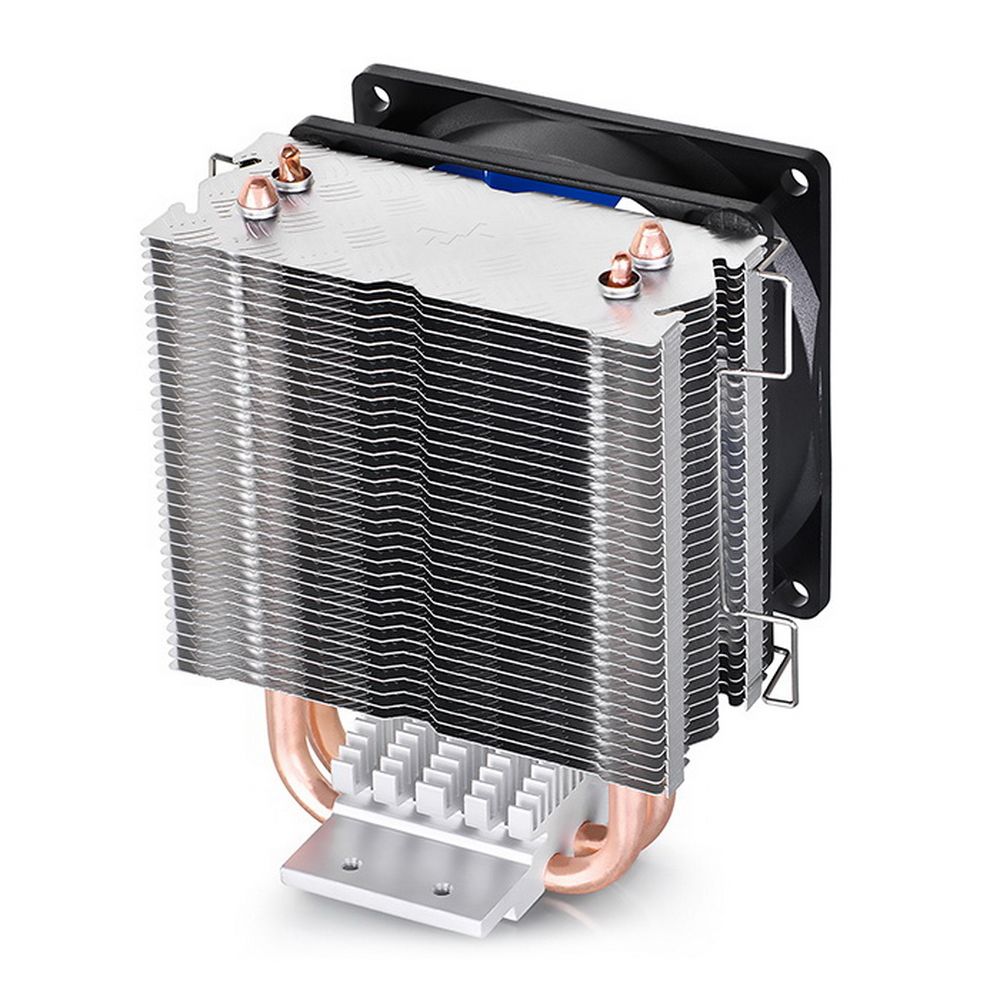 Устройство охлаждения(кулер) Deepcool Ice Edge Mini FS V2.0 Soc-AM5/AM4/1200/1700/1851 черный/синий 