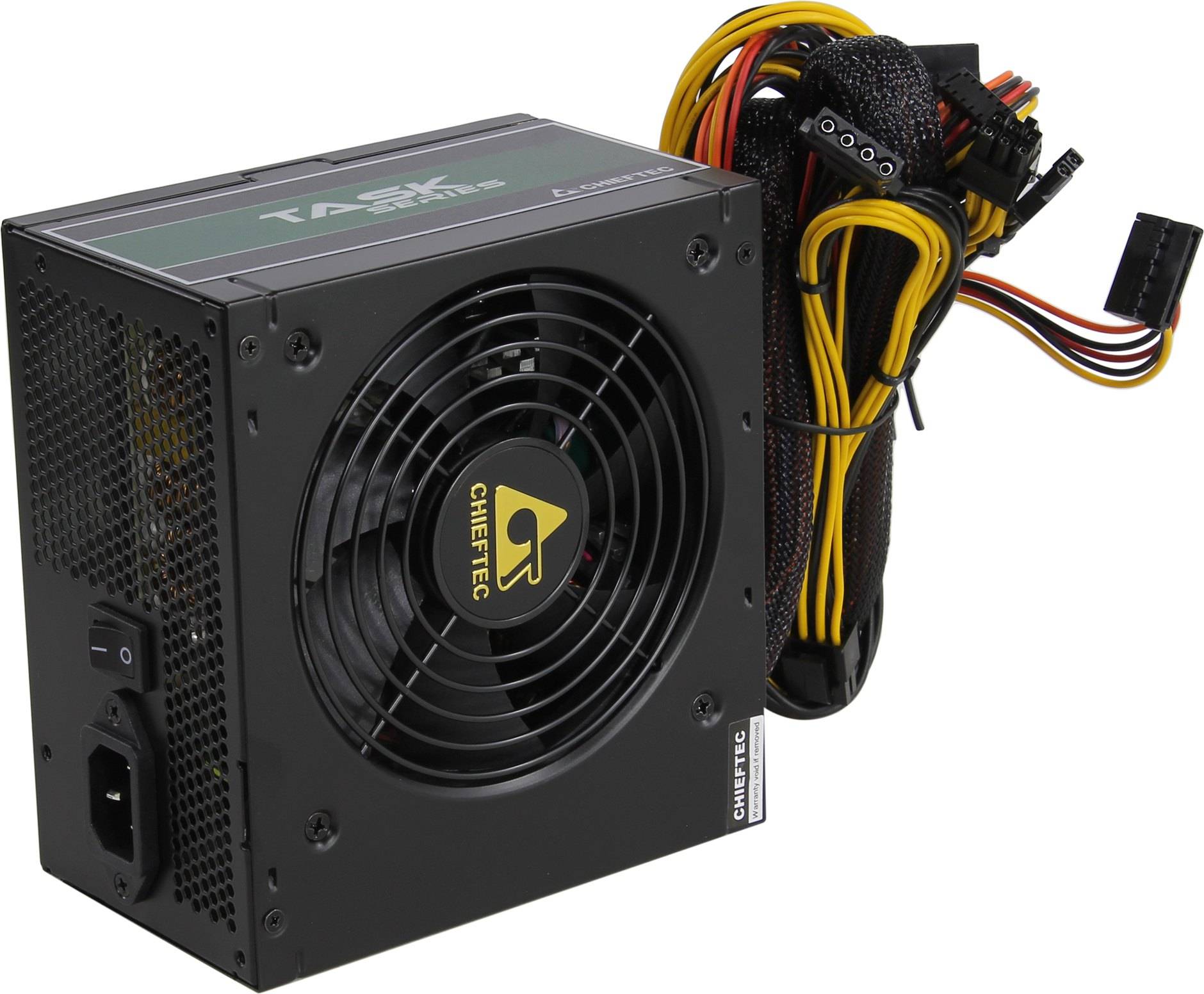 Блок питания Chieftec ATX 600W Task TPS-600S 80+ bronze (20+4pin) APFC 120mm fan 5xSATA RTL