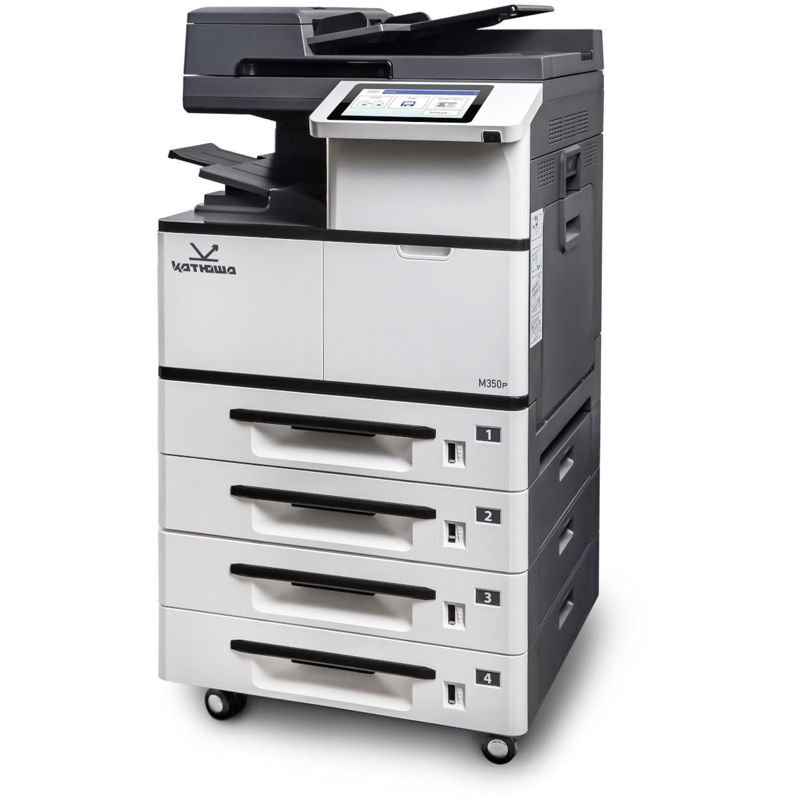 МФУ Катюша M350p принтер/копир/сканер, А3. 50 стр/мин Ч/Б А4, 1200 dpi. Сканер цвет А4-А3 120 стр/ми