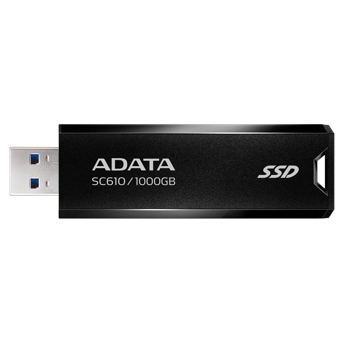 Твердотельный накопитель SSD ADATA SC610 1TB Black External   USB 3.2 Gen2, 550/500 RTL