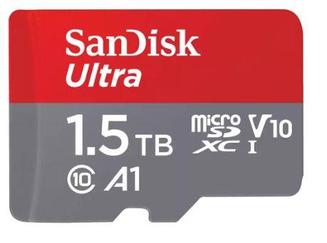 Флеш карта microSD 1,5TB SanDisk microSDXC UHS-I A1 V10 150MB/s