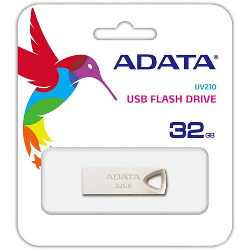 Флеш Диск A-Data 32Gb UV210 AUV210-32G-RGD USB2.0 золотистый