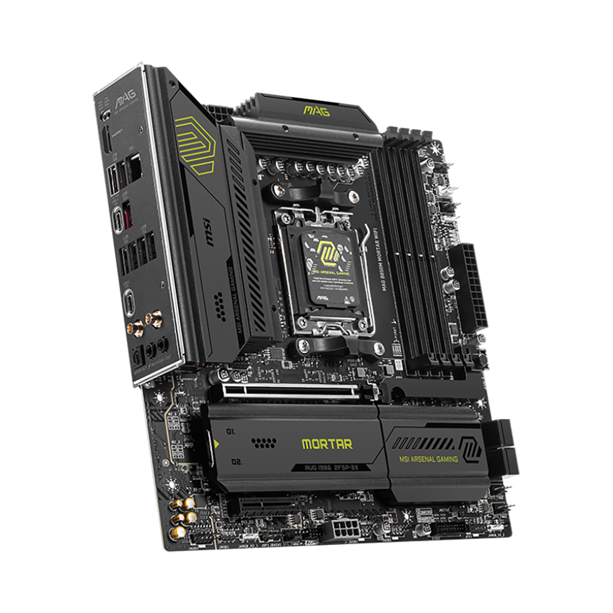 Материнская плата MSI MAG B850M MORTAR WIFI Socket AM5 AMD B850 4xDDR5 mATX AC`97 8ch(7.1) 5Gigabit 