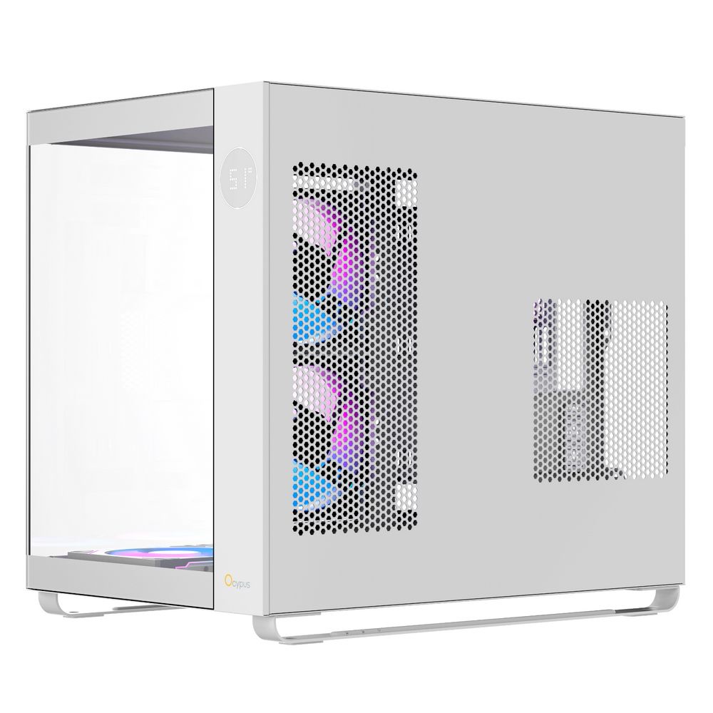 Корпус Case Ocypus Iota C70 WH ARGB ATX  win / white / 6 ARGB fans / no PSU /Tempered Glass