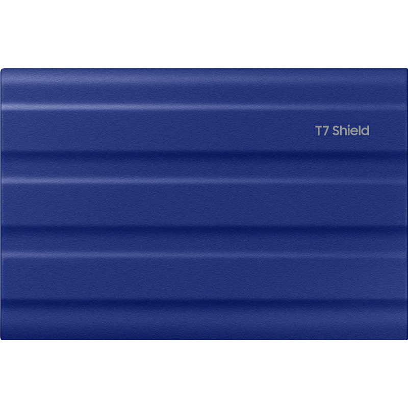 Накопитель SSD Samsung Original USB-C 1Tb MU-PE1T0R/WW Shield T7 1.8" синий