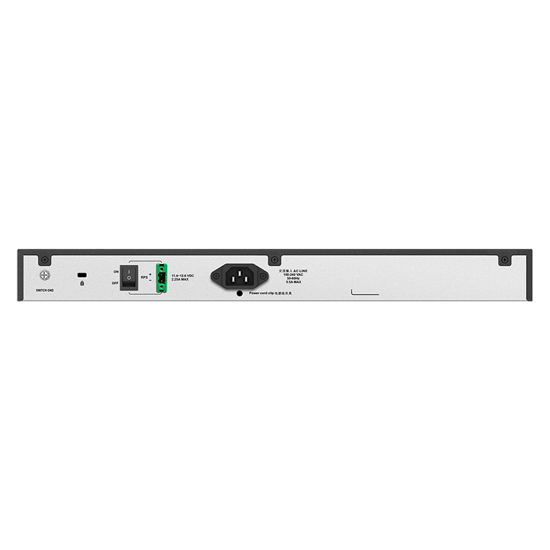 Коммутатор D-Link PROJ Managed L2 Switch 24x1000Base-T PoE, 4x10GBase-X SFP+, PoE Budget 370W, Surge