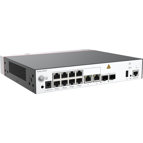 Контроллер HUAWEI eKit Access Controller AC650-256AP, 10*GE ports, 2*10GE SFP+ ports, built-in 256 l