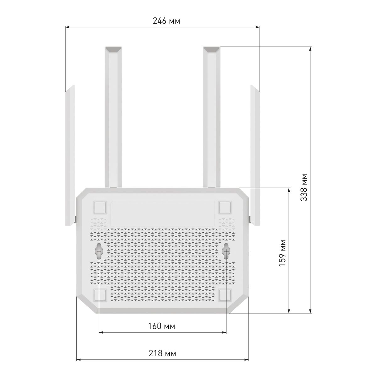 Роутер беспроводной Keenetic Netcraze Ultra (NC-1812) BE7200 10/100/1000/2500BASE-TX/4G ready белый