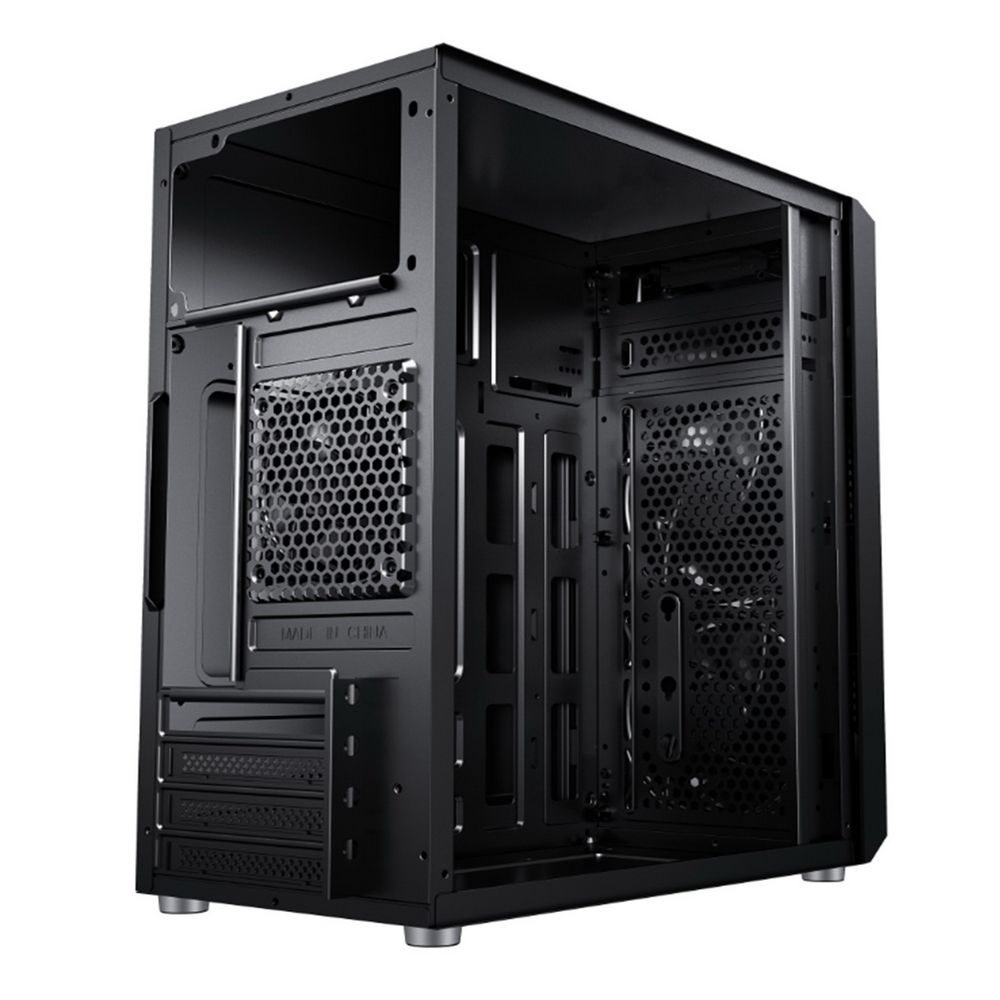 Корпус ACD Coffre 104G mATX, Black, CPU 140mm, VGA 245mm, PSU 285mm, 2x3.5INT, 1x2.5INT, 2xUSB 2.0, 