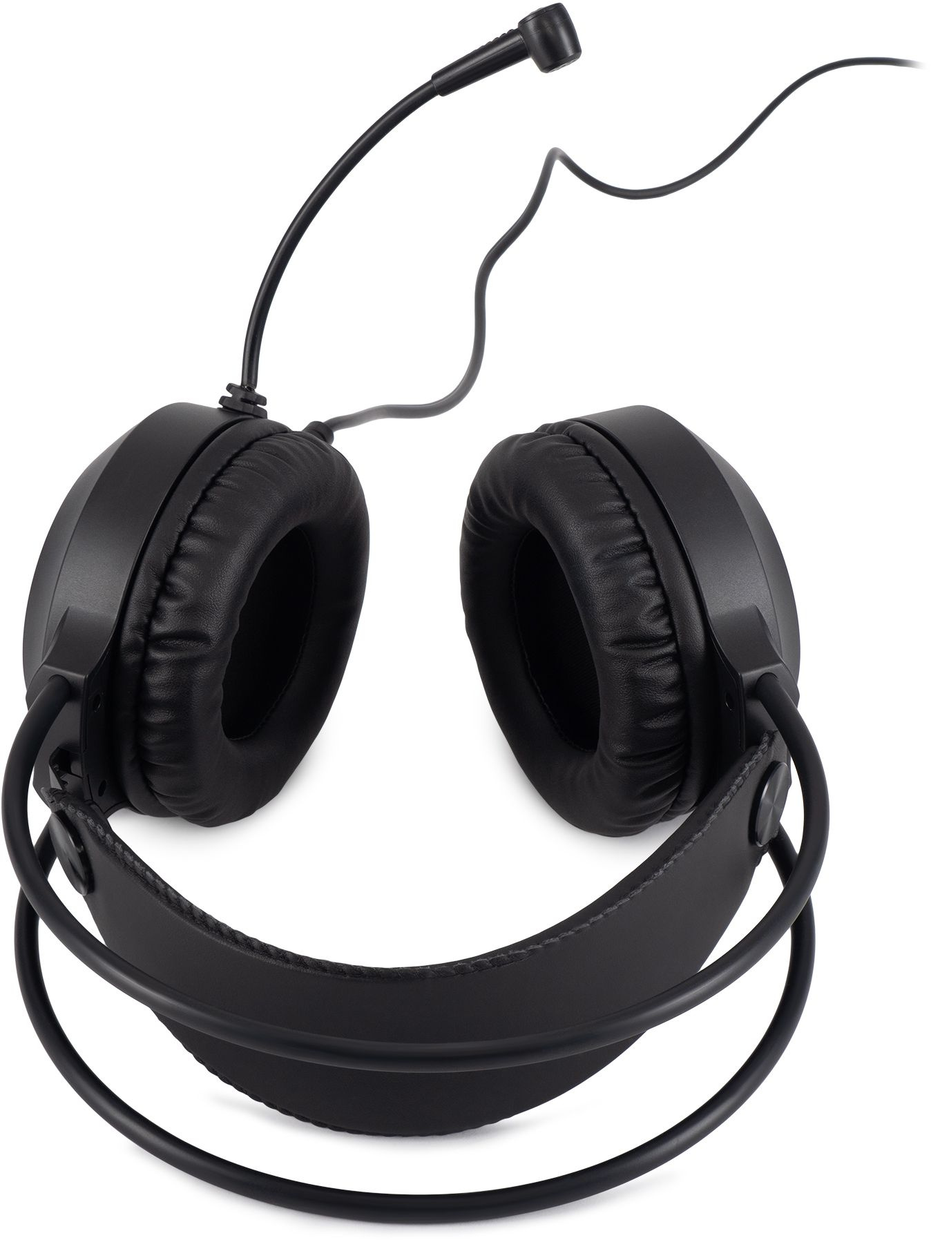 Наушники с микрофоном Оклик HS-L300G черный 2.2м мониторные оголовье (1796949)