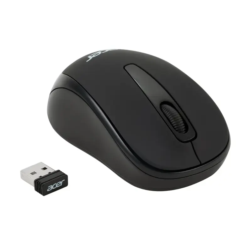 Мышь Acer OMR133 черный оптическая 1000dpi беспров. USB для ноутбука 3but (ZL.MCEEE.01G)