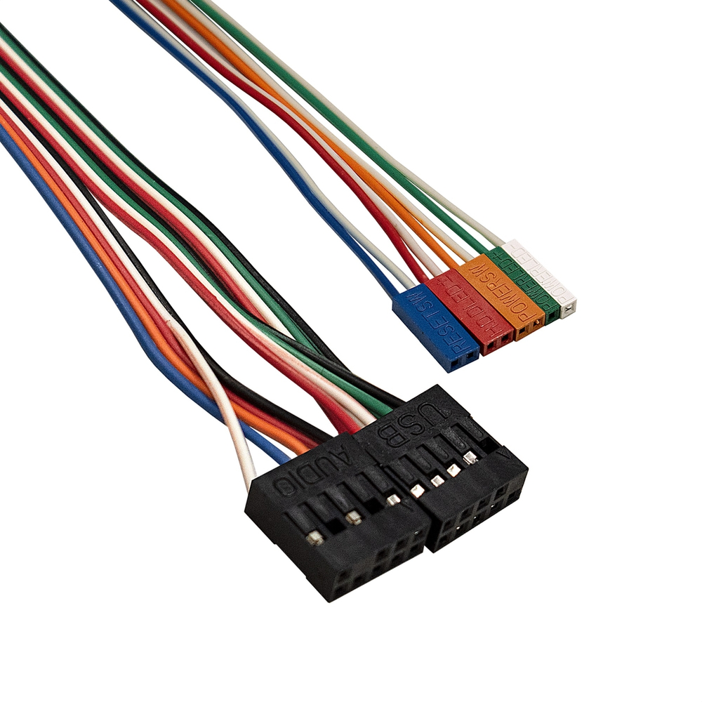 Корпус Minitower ExeGate BA-201 (mATX, без БП, 2*USB, аудио, черный)