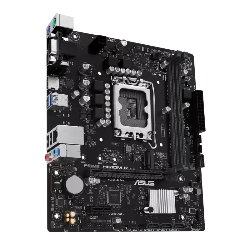 Материнская плата Asus PRIME H610M-R-SI Soc-1700 Intel H610 2xDDR5 mATX AC`97 8ch(7.1) GbLAN+VGA+HDM