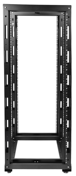 Стойка телекоммуникационная универсальная 33U двухрамная, цвет черный