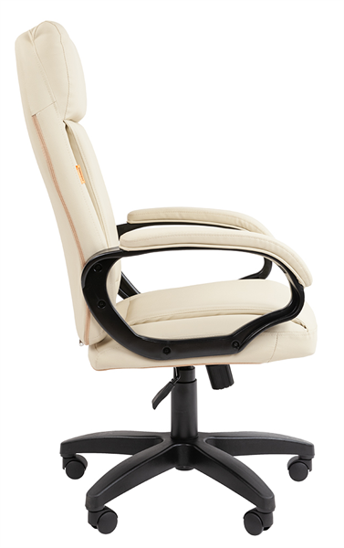 офисное кресло Chairman    794 LT   Россия    чер.пласт экокожа светло-бежевая