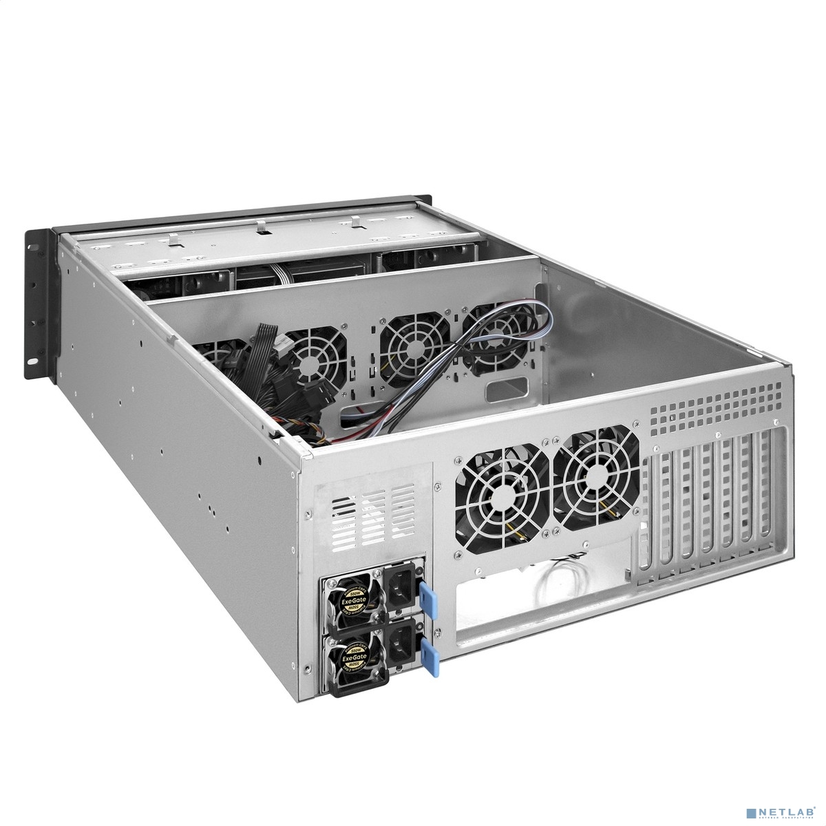 Exegate EX293881RUS Серверная платформа ExeGate Pro 4U650-010/4U4139L <RM 19", высота 4U, глубина 65
