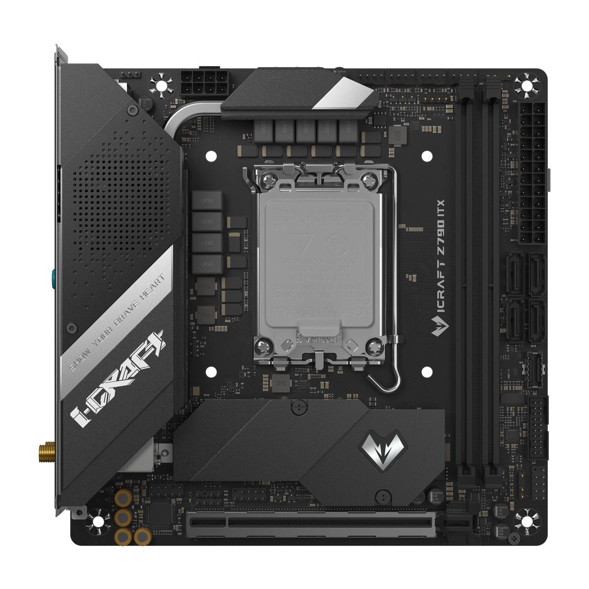 Материнская плата Maxsun MS-iCraft Z790ITX WIFI Z790, LGA1700, 2*DDR5, 1*PCIEx16, 2*M.2, 6*USB3.2Gen