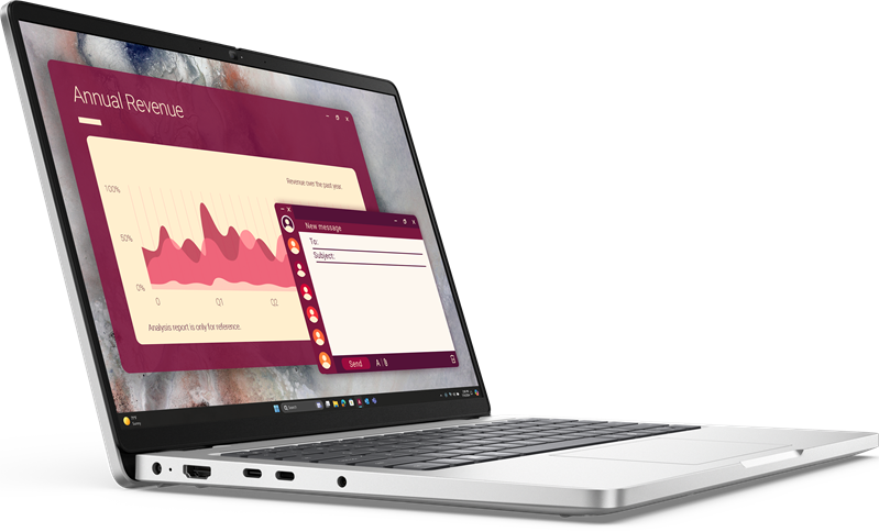 Ноутбук Dell Pro 14 Core Ultra 5 235U 16Gb SSD512Gb Intel Graphics 14" WVA FHD+ (1920x1200) Linux gr