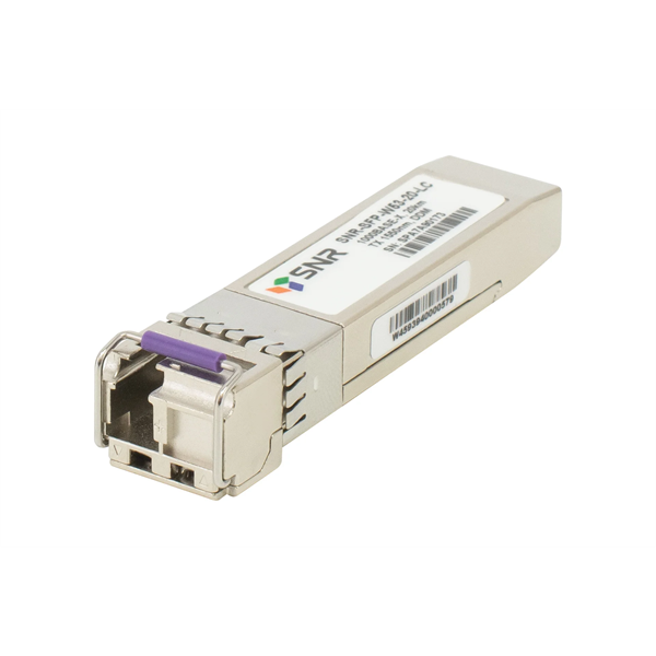Трансивер SNR  Модуль SFP WDM, дальность до  20км (14dB), 1550нм