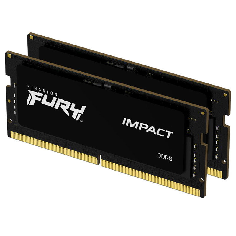 Память DDR5 2x16GB 6400MHz Kingston KF564S38IBK2-32 Fury Impact RTL PC5-51200 CL38 SO-DIMM ECC 262-p