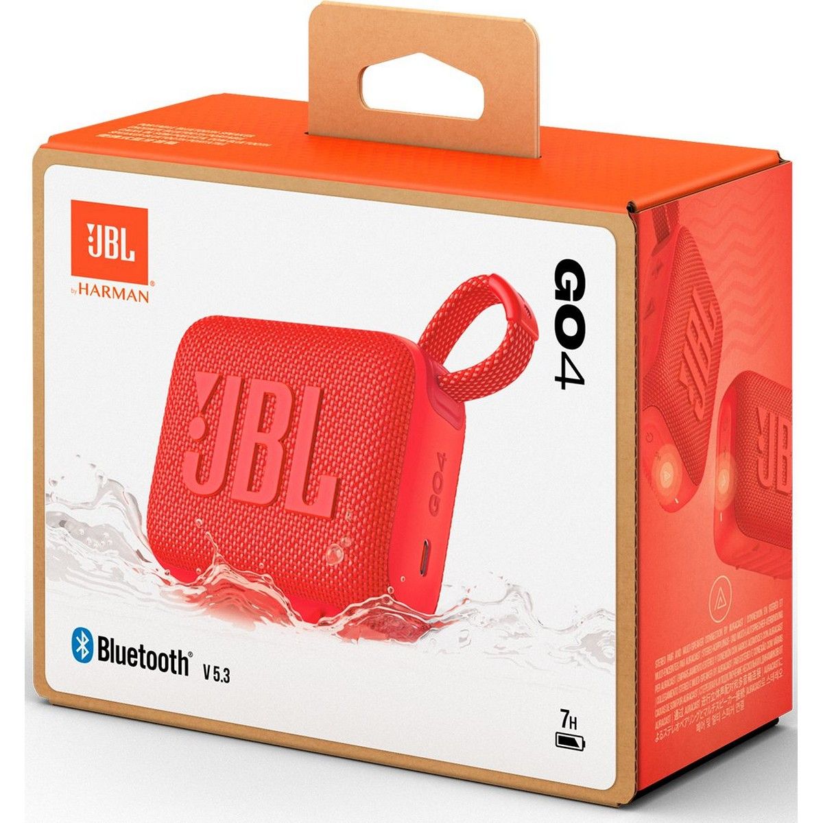 Колонка порт. JBL GO 4 красный 4.2W 1.0 BT 850mAh (JBLGO4RED)