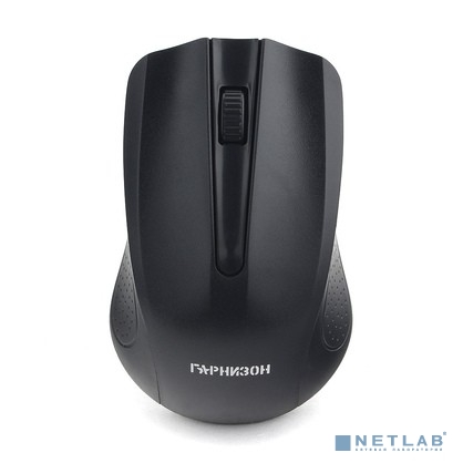 Гарнизон Мышь беспров. GMW-430, чип X, черный, 1200 DPI, 2 кн.+ колесо-кнопка, блистер