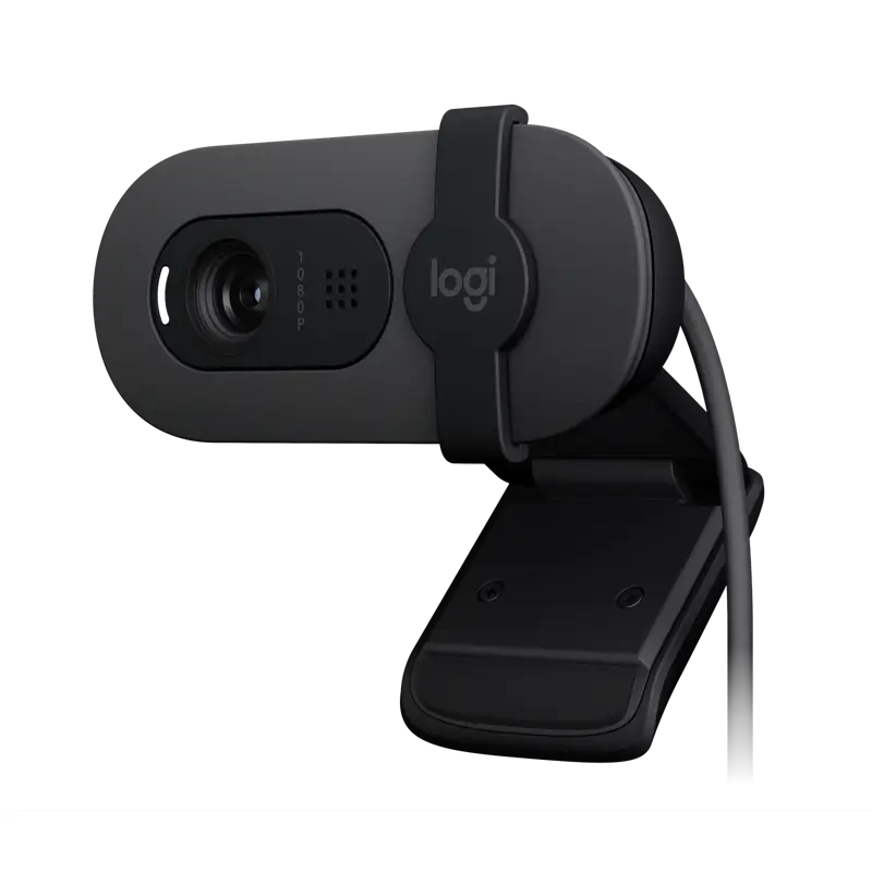 Камера Web Logitech HD Webcam Brio 105 графитовый 2Mpix (1920x1080) USB2.0 с микрофоном для ноутбука