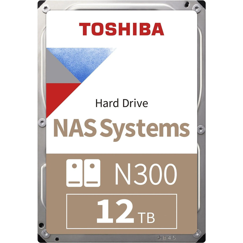 Жесткий диск Toshiba N300 NAS SATA3 3.5" 12TB 7200 512Mb 6Gb/s 1 year warranty(replacement ST12000VN