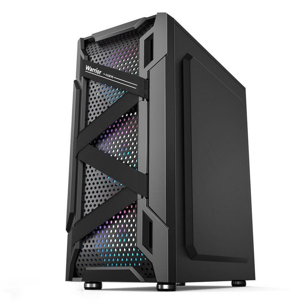 Корпус ALSEYE Warrior-B Mini-ITX/Micro ATX/ATX, USB2.0*2+HD Audio+USB3.0*1, H.D.D.(3.5")*2pcs+S