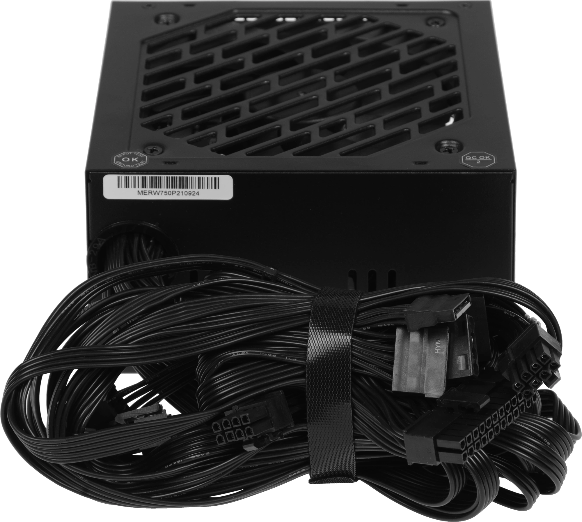 Блок питания Accord ATX 750W ACC-W750P 80 PLUS WHITE (20+4pin) 120mm fan 6xSATA RTL